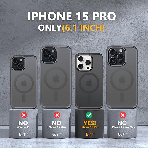 Vista 1202 de MOCCA - Funda magnética resistente para iPhone 11 de 6.1 pulgadas, compatible con MagSafe, protector de pantalla de vidrio + protector de lente