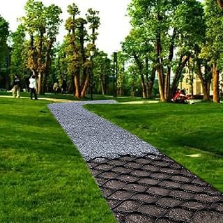 Ground Grid Narrow Ground Stabilisation Grid - 3ft/ 6.5ft / 10ft / 13ft /16.5ft / 20ft Width, Reinforced Walkways Soil Tensile Strength, Geocell Grid (Size : 4m x 5m (13ft x 16ft))