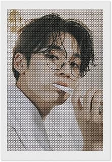 セブンティーン ミンギュ セブチ ダイヤモンドビーズ 壁の装飾 ダイヤモンドアート ビーズ芸術 手描き 面貼り付けタイプ DIY 手作り クロスステッチ ダイヤモンドの刺繍 ビーズ画 手作りセット ファッション 芸術品 工芸品のプレゼント 5 Dダイヤモンド画 簡単で学びやすい 大人用子供用