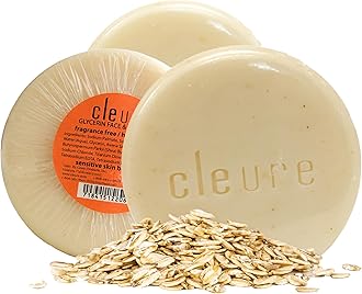 - Cleure Face & Body Bar - Gentle Soap Cleanser for Sensitive Skin Infused w/Soothing Oatmeal - Gluten, SLS & Fragrance Free (3 oz, Pack of 3 Bars)