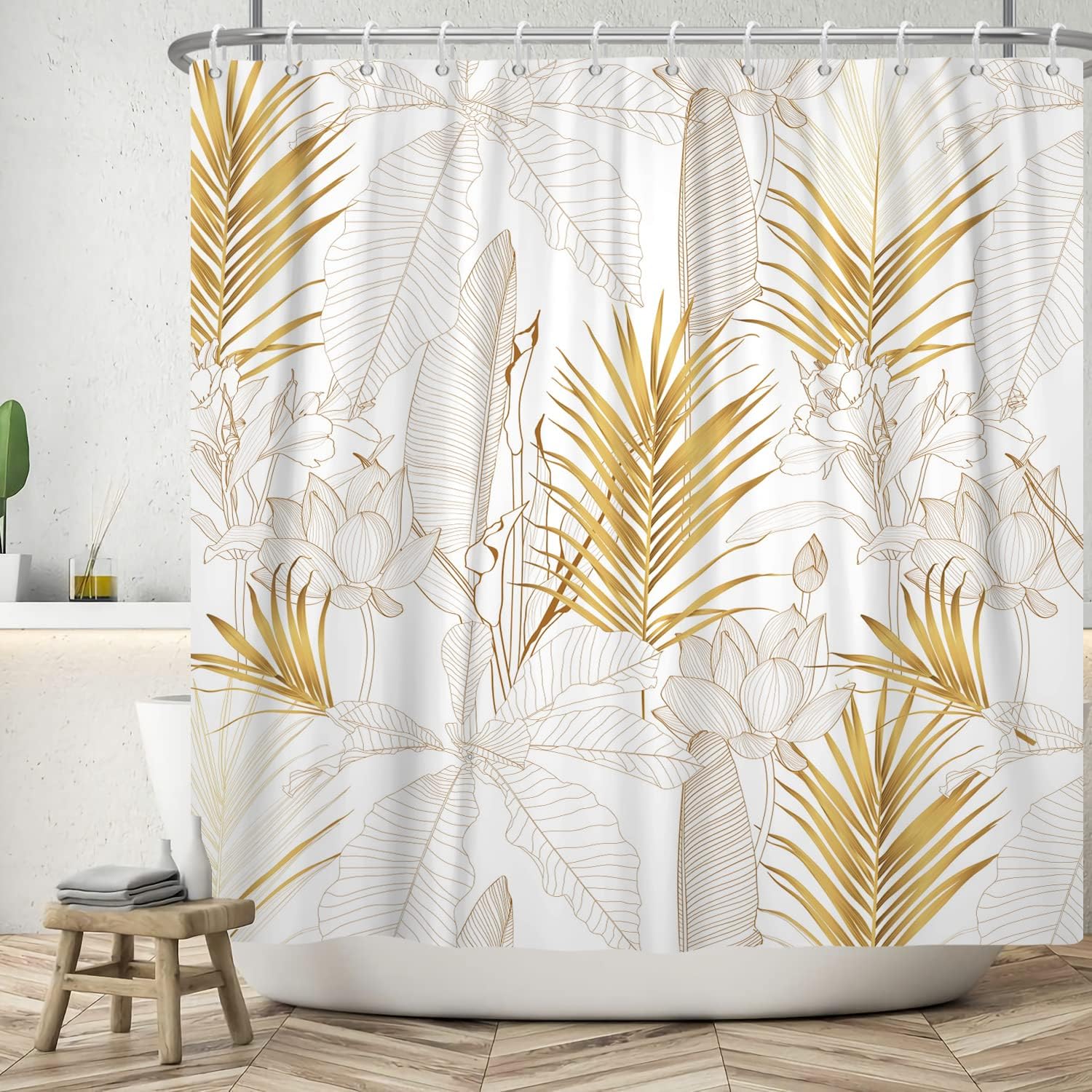 Trimming Shop Rideau De Douche 180 X 180 Cm Polyester Rideaux De Douche trimming-shop-rideau-de-douche-180-x-180-cm-polyester-rideaux-de-douche