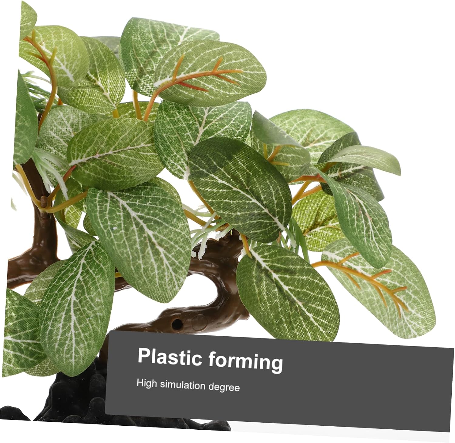 Fish Tank Landscaping Water Plants Fish Tank Plants Aquarium Decorations Reptile Silk Aquarium Plastic Bowl Aquarium Decors Fake Bonsai Office Animal