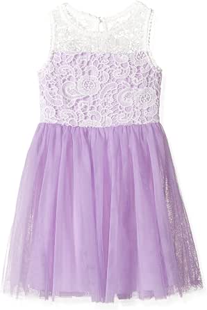 My Michelle Girls 7-16 Jacquard Illusion Dress main image 1