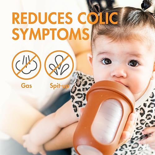 Miniatura 2 de Boon Nursh - Bolsa de silicona reutilizable para biberones - Pezón de flujo medio - Bolsa de silicona para biberones y pezón - Esenciales para la