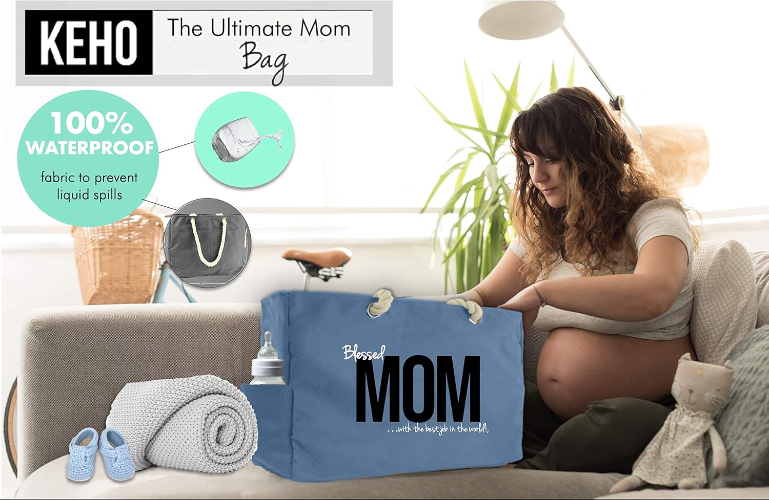 Keho XXL Ultimate Hospital/Overnight/Pregnancy Mom Bag