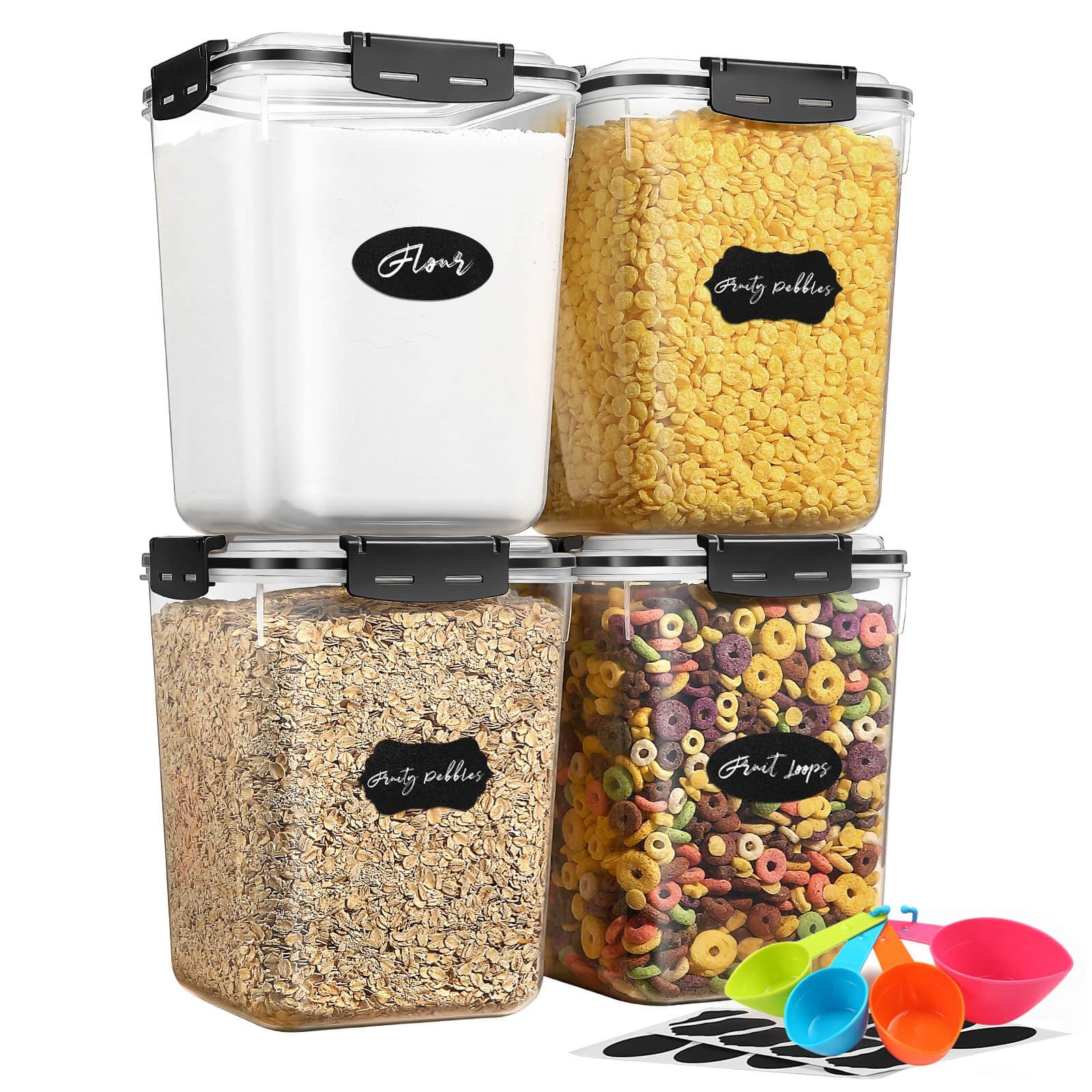 Contenitori ermetici per alimenti con coperchio Set da 4 pezzi da 3,2 litri, contenitore per spaghetti in plastica per pasta e tagliatelle lunghe – acquista a prezzi convenienti sul marketplace