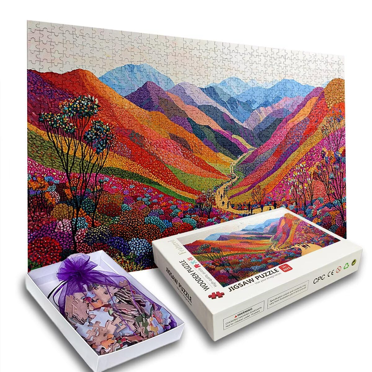 Puzzle 2000 Piezas Adultos, Puzzle 2000 Piezas de Madera, Rompecabezas para Adultos Paisaje Patrón, Rompecabezas Desafiante para Toda la Familia, Regalos Originales para Mujer, Tema: Montaña, X-40