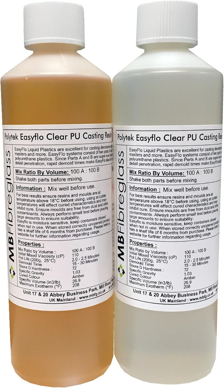 Polycraft EasyFlo Clear Polyurethane Liquid Plastic Casting Resin 1
