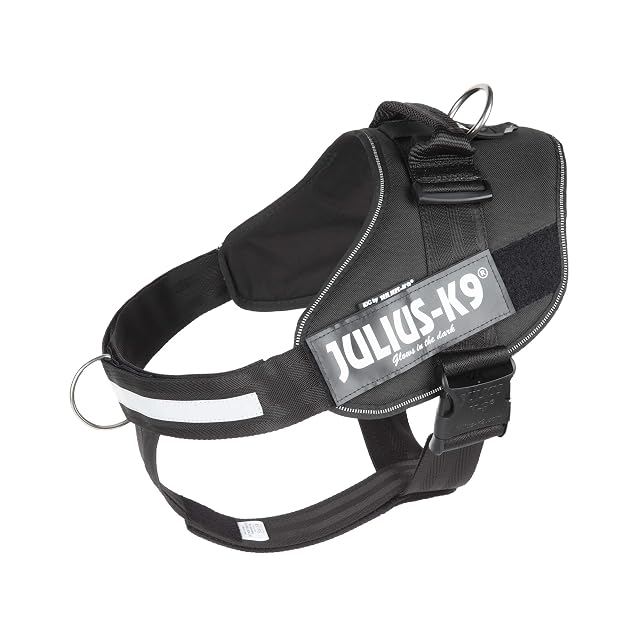 Foto 2 de 8 de Julius-K9, Arnés de Perro IDC Powerharness con Control Frontal en Y, tamaño: 3, Negro