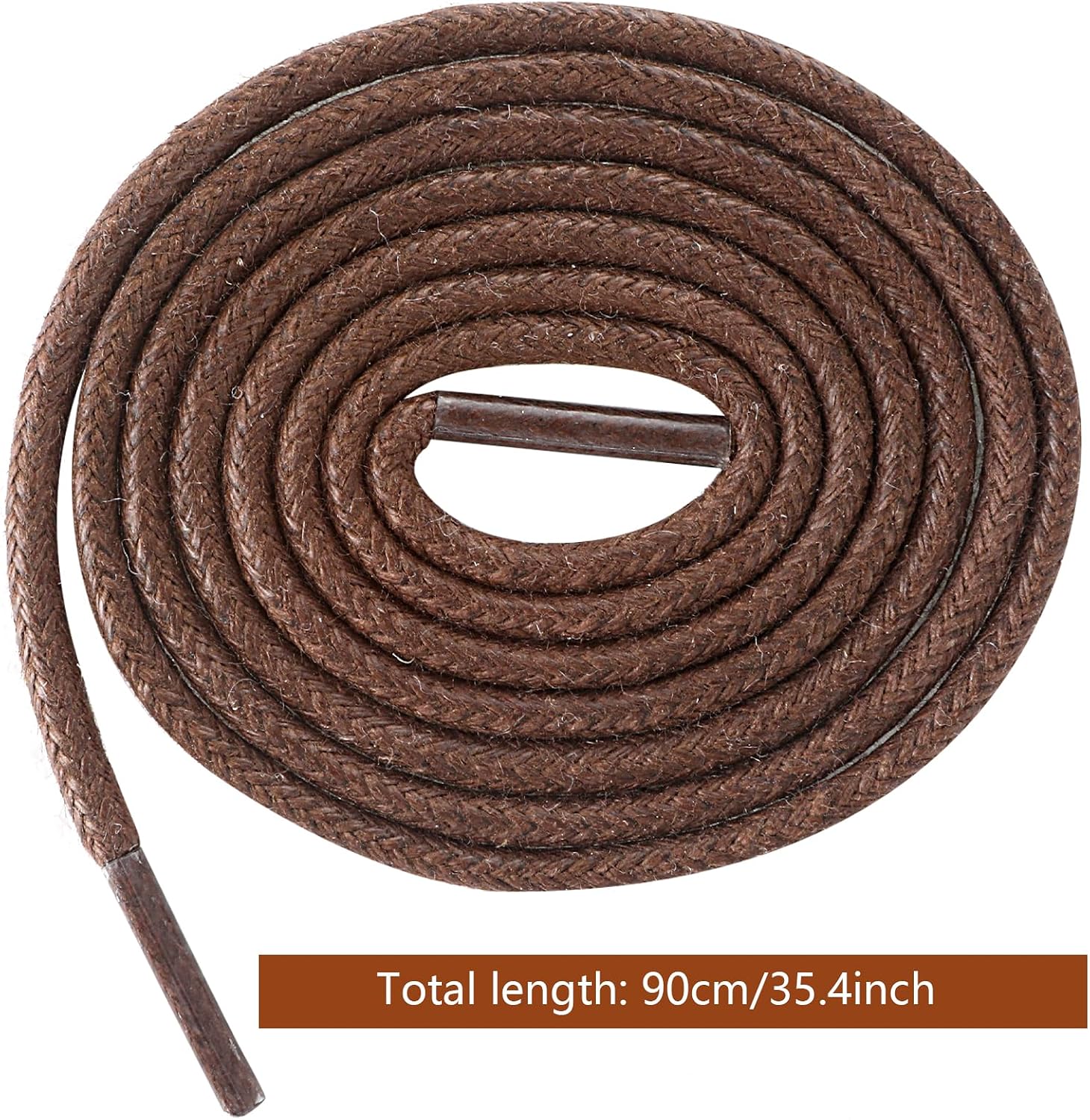 Ptwola 8 Pairs Dress Shoe Laces 3/32 Inch Thin Premium Round Waxed Shoelaces Colored Durable Business Oxford Shoe Strings for Men Women Work Boots Hiking