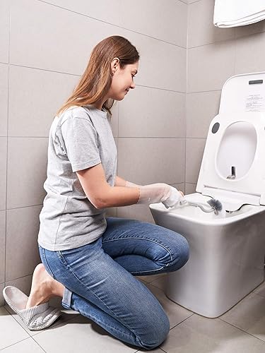 Miniatura 5 de LANON Wahoo - 3 pares de guantes de PVC para limpieza del hogar, reutilizables, sin forro, puños semitransparentes, antideslizantes, talla L