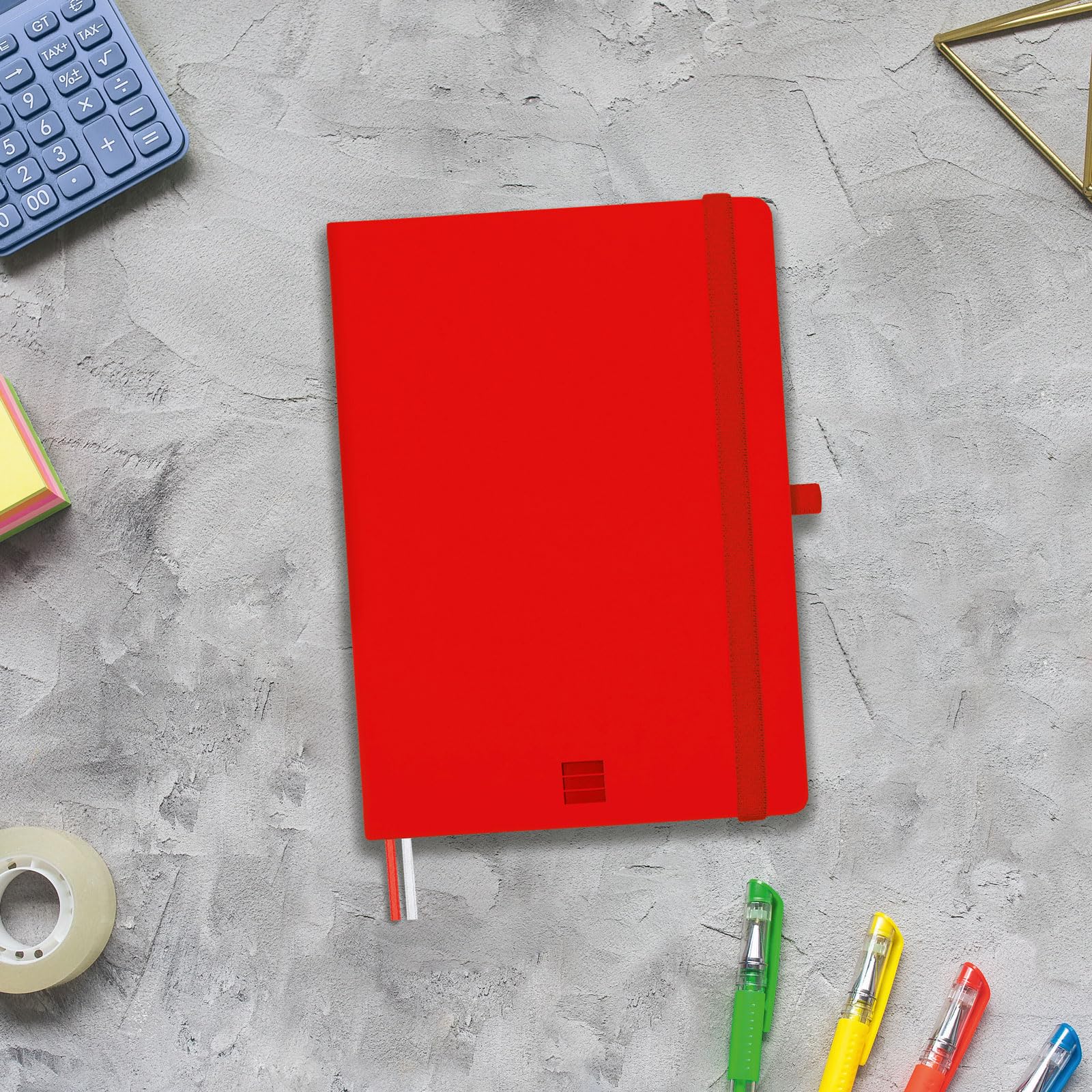 FINOCAM - Nexo Notebook Hard Cover Dotted Red, A5 - Image 2