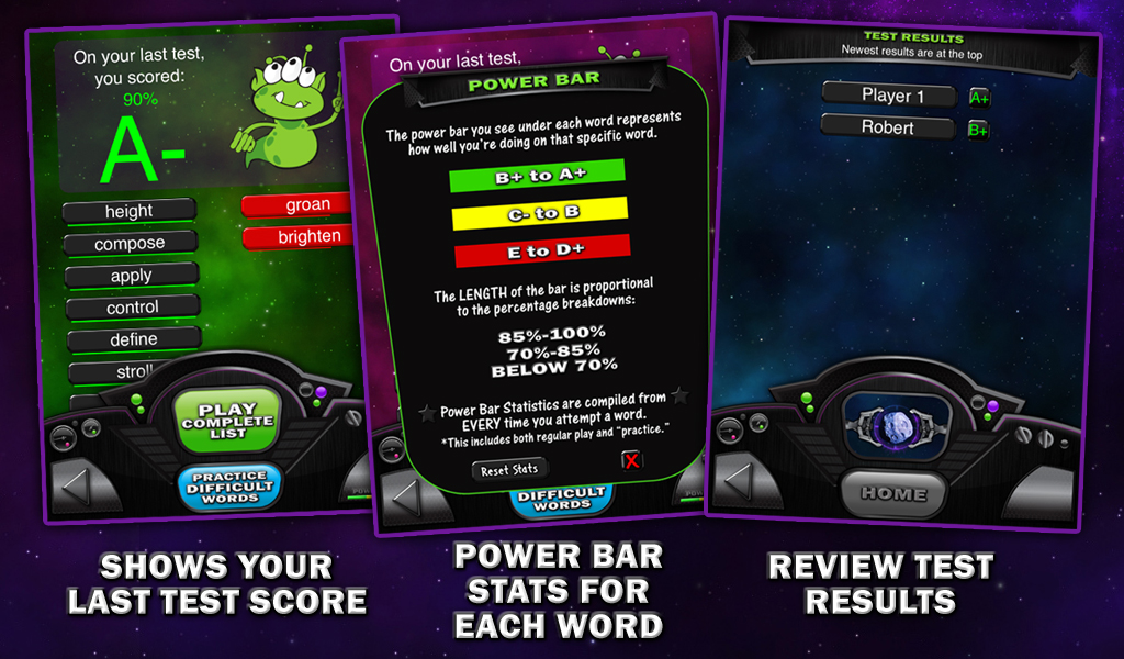 Spelling Space - 6th Grade - App on Amazon Appstore