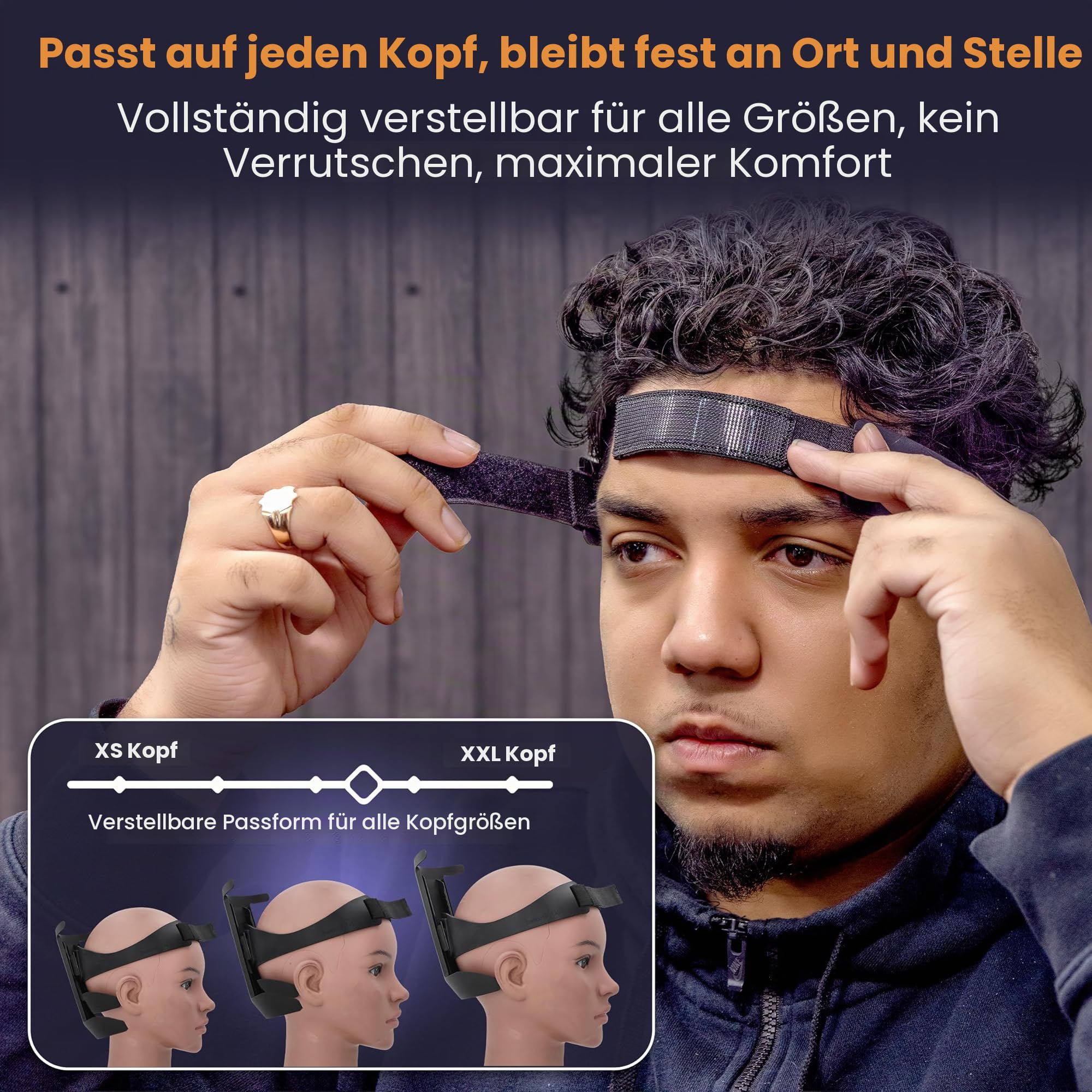 Selbst-Haarschnitt-Set für Männer, 2 Stück, SelfCut-Anleitung für Herren: Hals-Rasierschablone und Fade-Anleitung, verstellbare Größe, Haarausbleichwerkzeug und stabile Ausschnittschablone,
