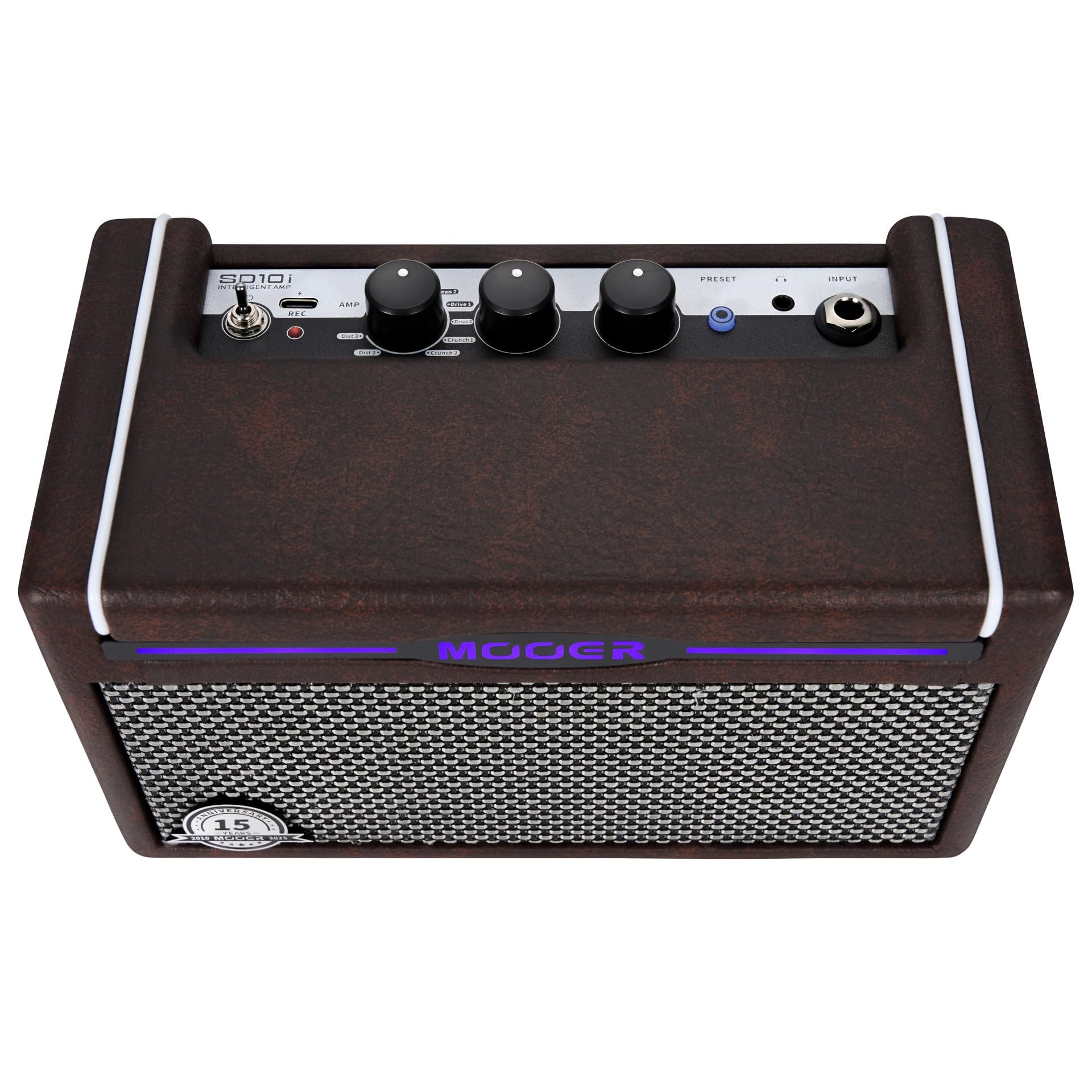 Mooer SD10i - Guitarra de modelado y multiefectos (2 unidades, 10 W)