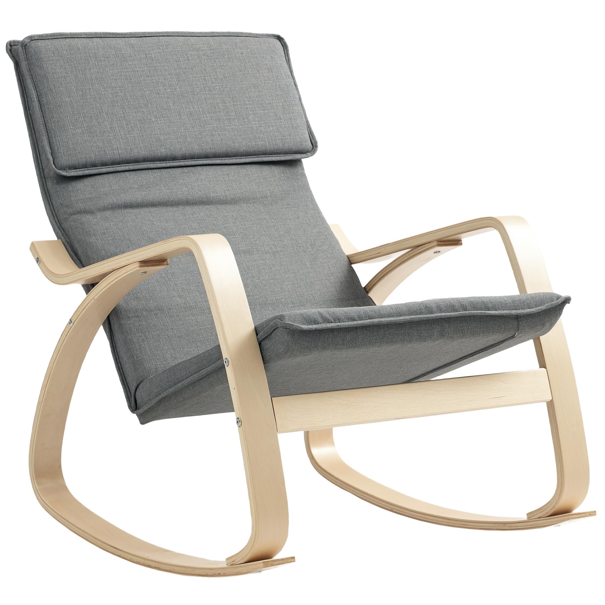 Portland Rocking Chair - Grey - Linen