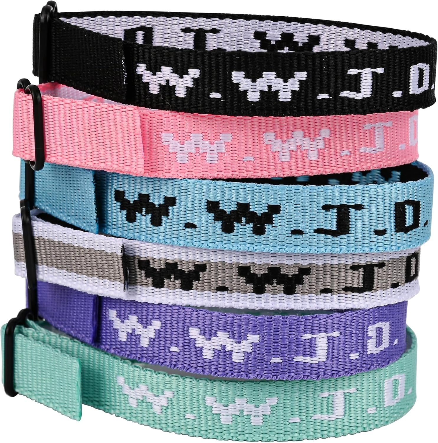 WWJD Bracelet Pack for Women Men, Christian Jesus Gifts Adjustable Wristbands, WWJD Bracelets - What Would Jesus Do Bracelet
