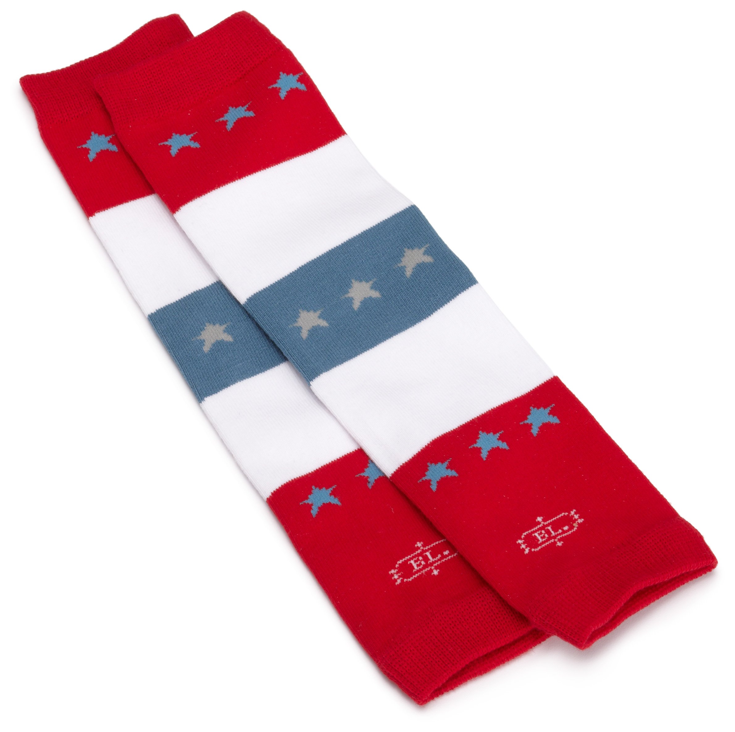 BabyLegs Boys' 2 7 Admiral Leg Warmer, Blue/red/White, One Size