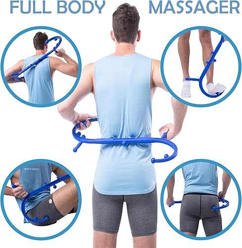 Miniatura 8 de Herramienta para automasaje Body Back Company terapia de punto de activación Azul