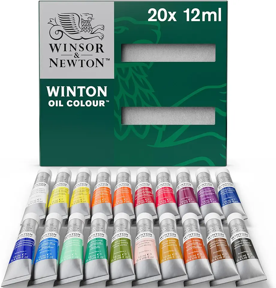 Estojo Tinta Óleo Winton 12ml 20 Unidades