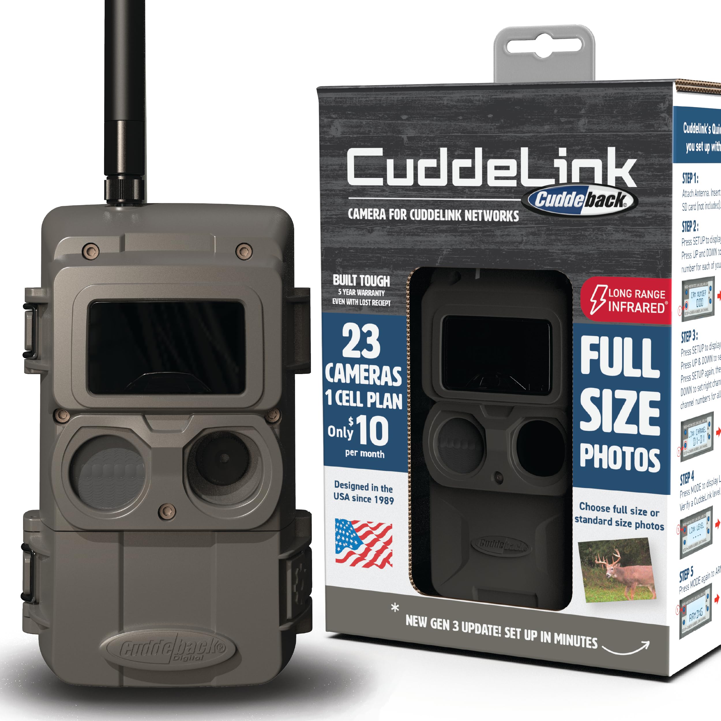 CuddeLink Game Camera - Wireless Remote Viewing -1