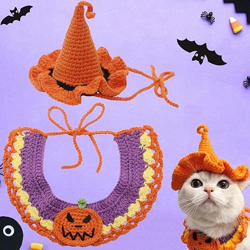 Miniatura 4 de Disfraz de Halloween para perro, collar hecho a mano para perros, gatos, mascotas, cachorros, gatitos medianos, grandes, pequeños