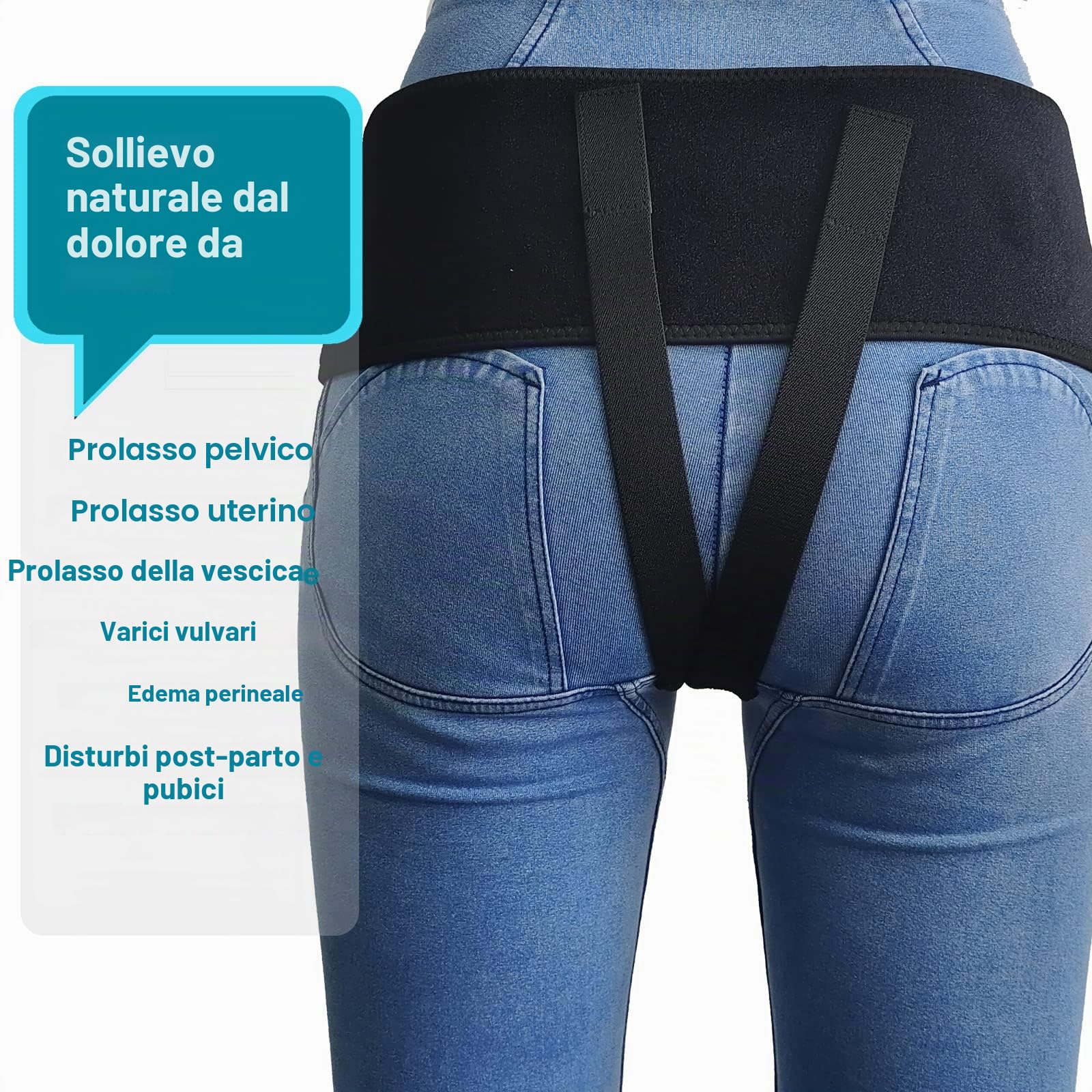 Cintura di sostegno pelvico Cintura di sostegno dell'utero per donne per il trattamento della vescica cadente, del prolasso uterino, del post-partum e della disfunzione della sinfisi pubica