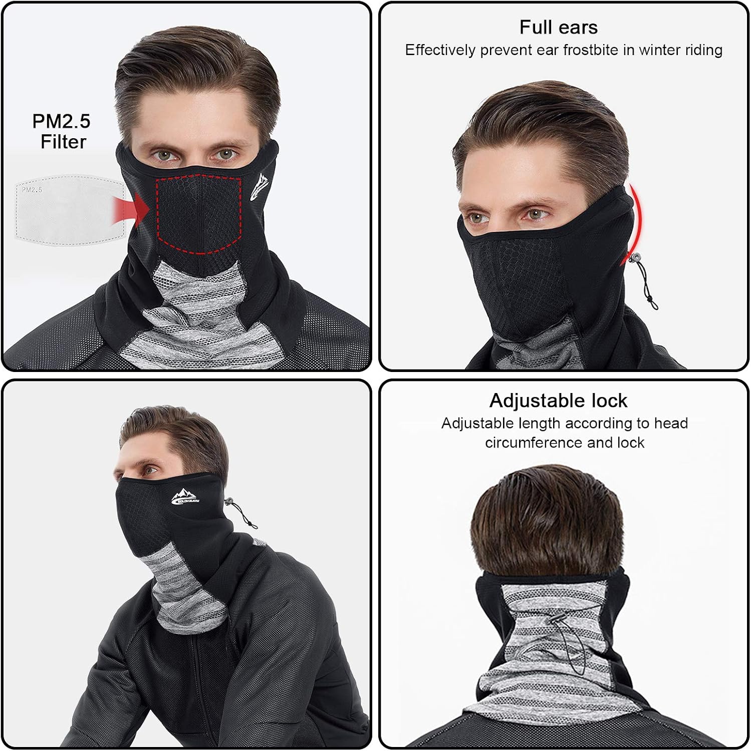 TAGVO Cycling Fleece Face Cover For Men & Women - Image 3