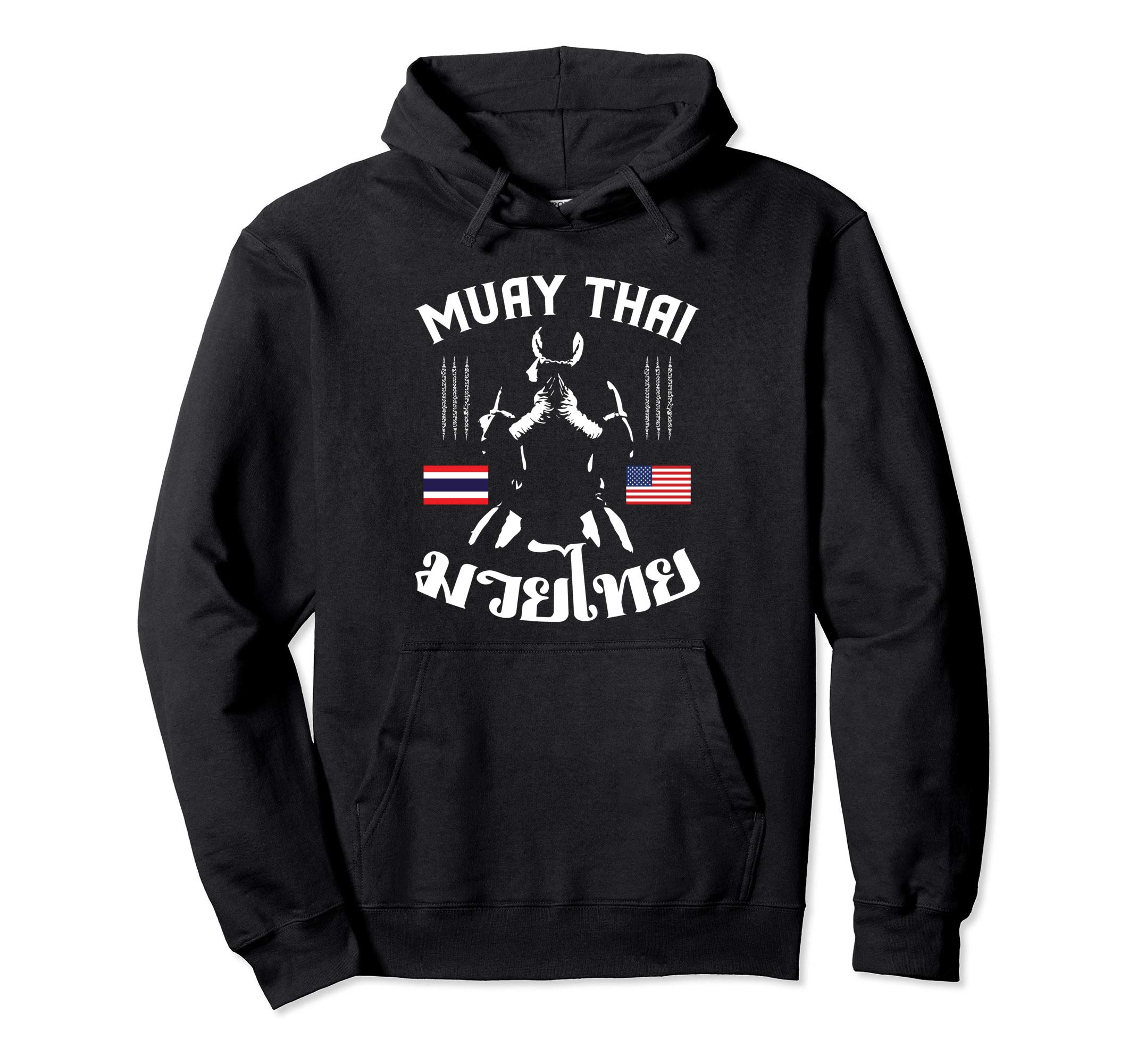 Thailand American Flag Muay Thai Hoodie Pullover Hoodie