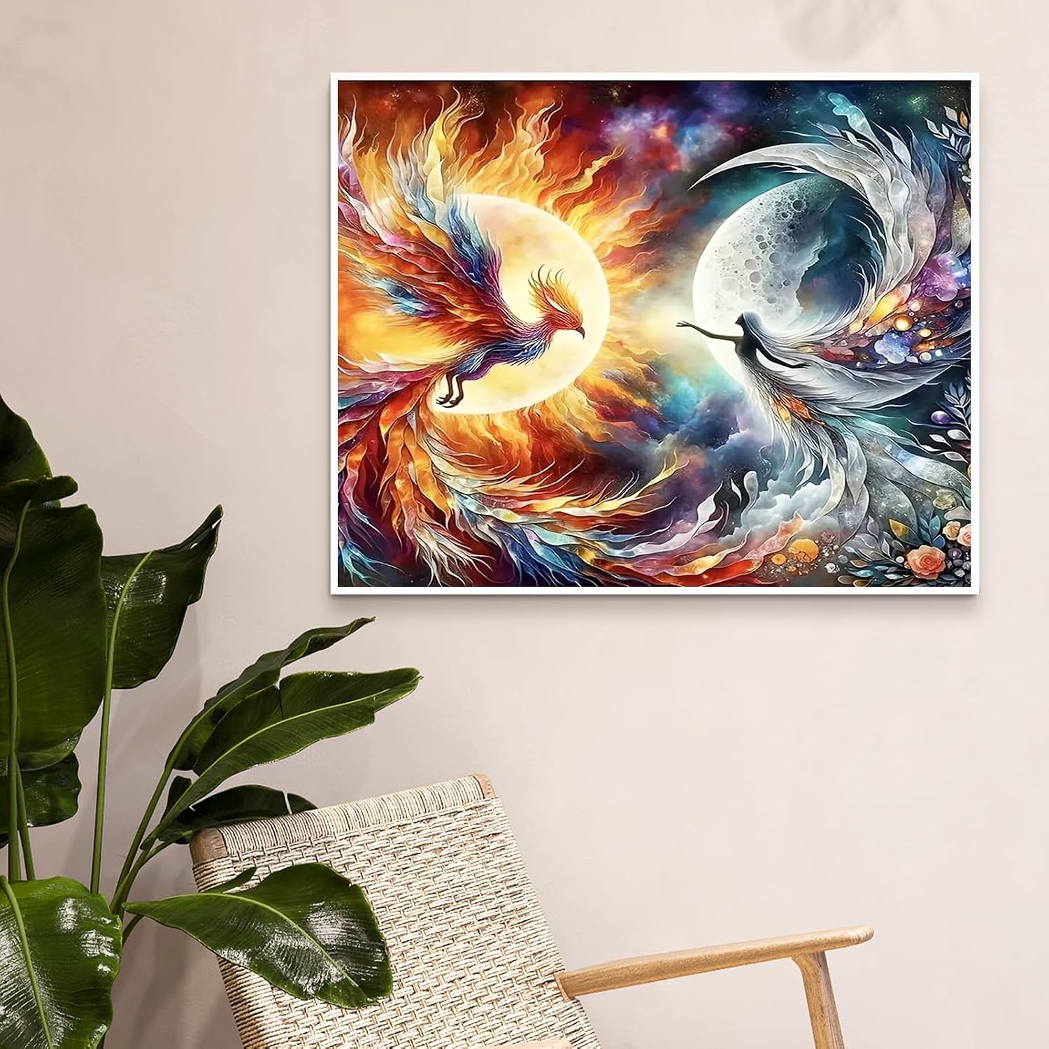 YALKIN Paint by Number for Adult Kits, DIY Oil Painting Kits for Adults Beginners on Canvas for Home Wall Decor Gifts 16x20 inch/40X50CM (No Frame)