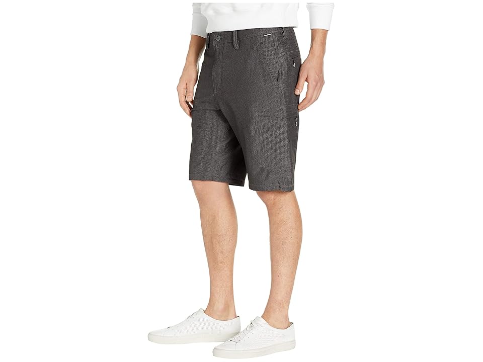 

Volcom 21 SNT Dry Cargo (Charcoal Heather) Men's Shorts, Gray