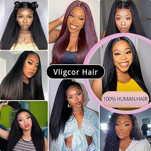 Miniatura 6 de 1 paquete de extensiones de cabello humano lacio Yaki de 20 pulgadas, 100% sin procesar, virgen, brasileño, lacio, para mujeres negras, negro