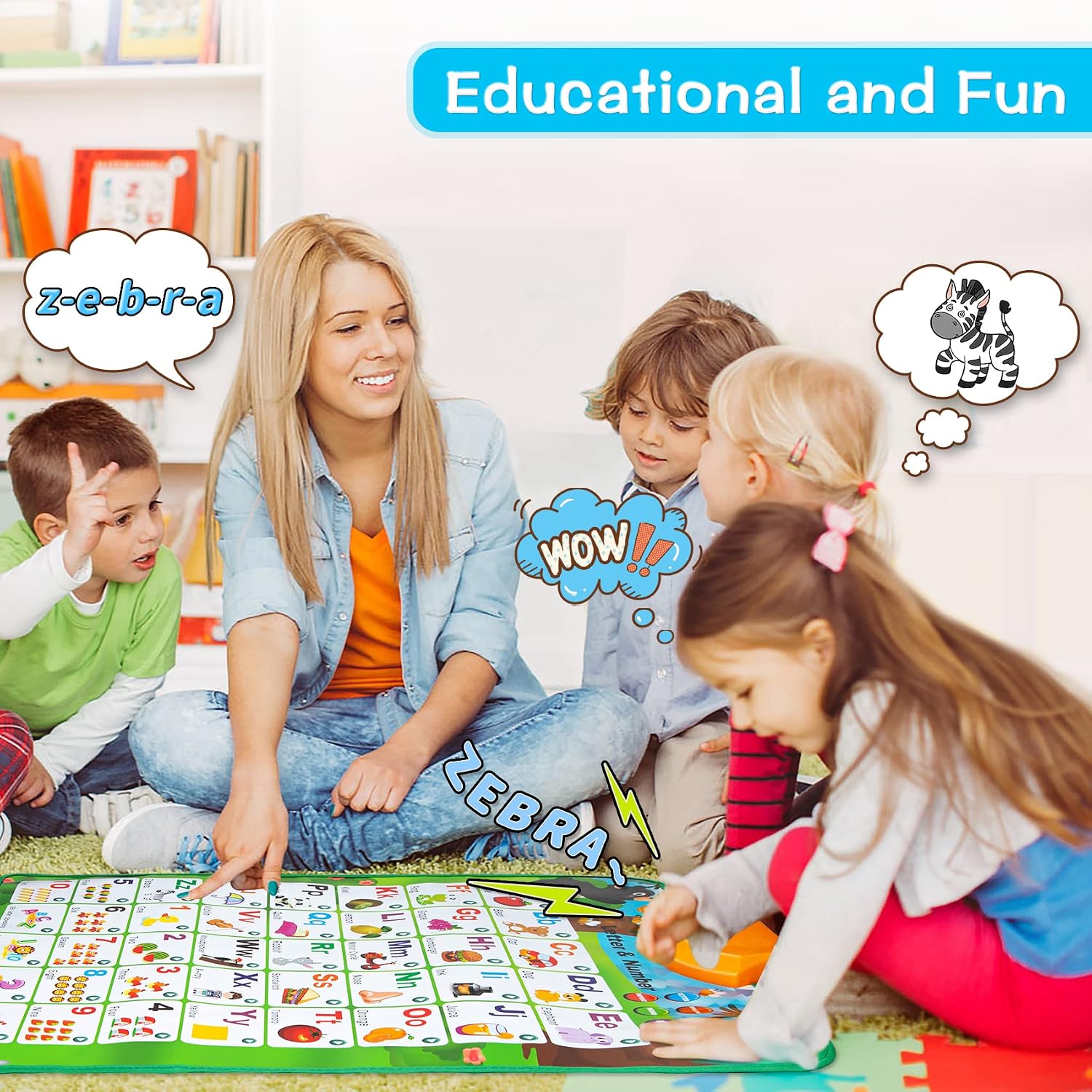 HahaGift Interactive Alphabet Wall Chart - Best Gifts for Toddlers