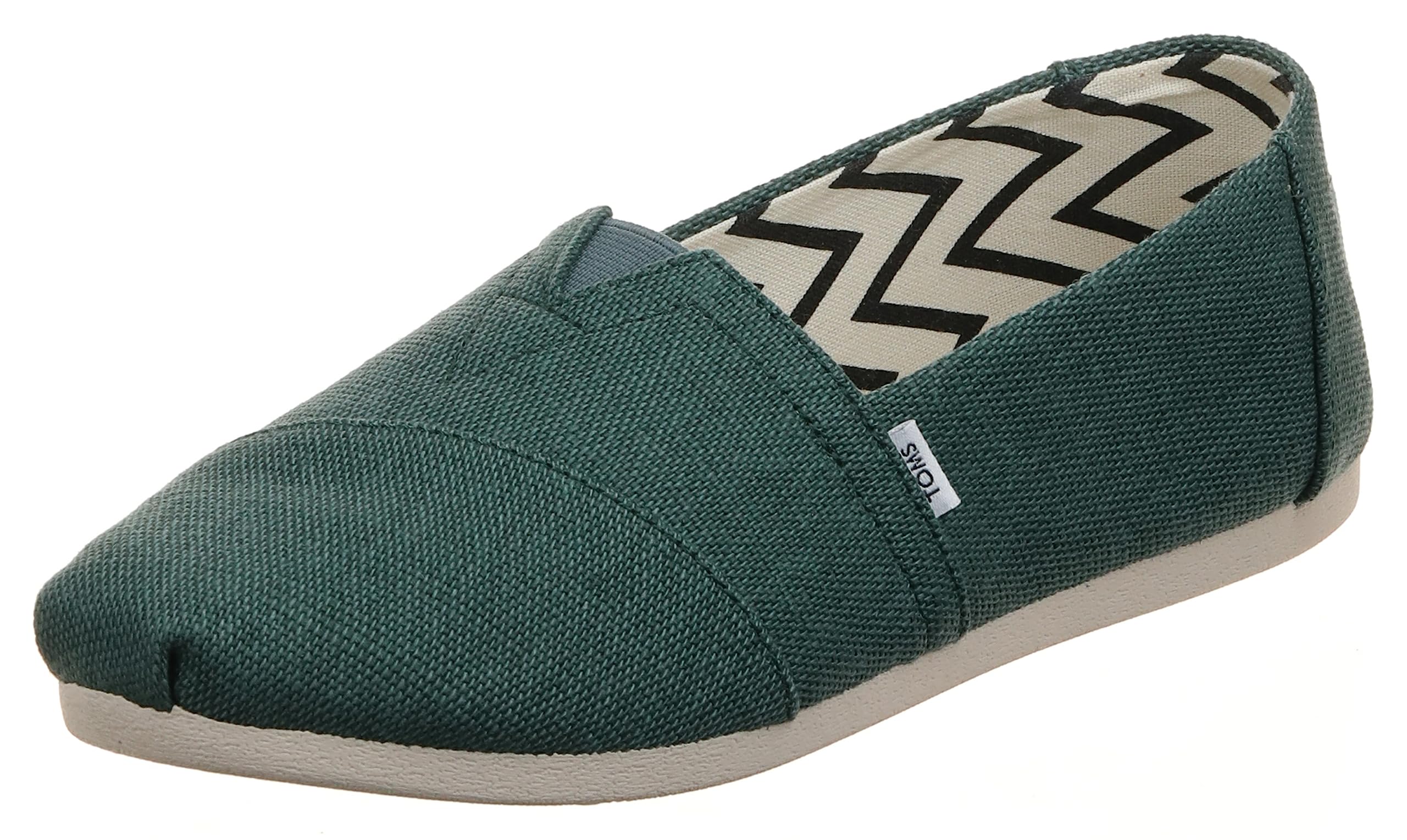 TOMS Women's Alpargata Espadrille, Stormy Green,6.5