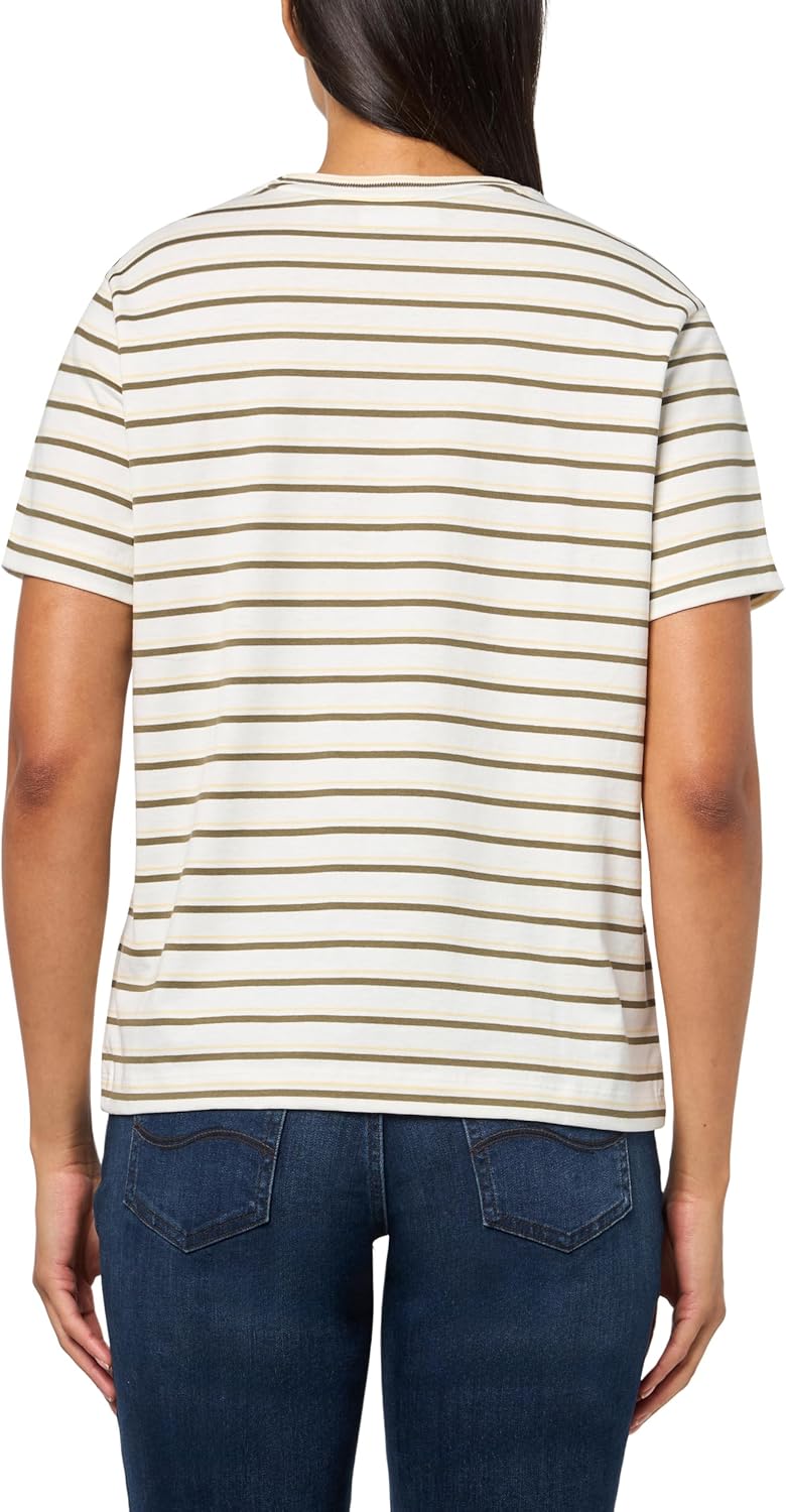 Lacoste Women's Short Sleeve Striped T-Shirt