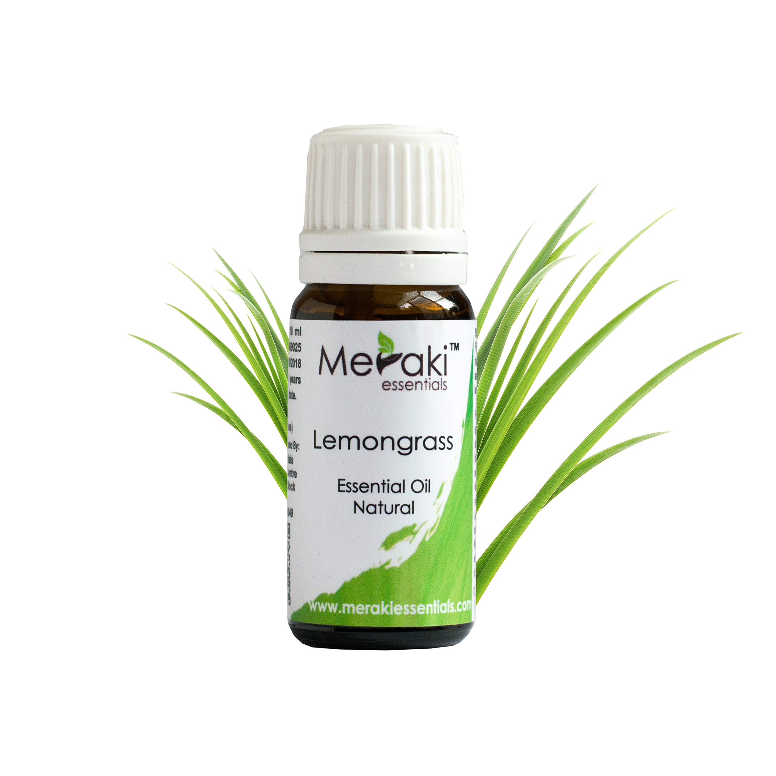 Meraki Essentials Lemongrass Essential Oil, 10 ml