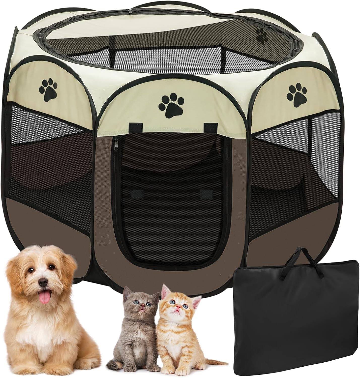 EWOID Portable Dog Playpen, Foldable Dog Playpens, Puppy