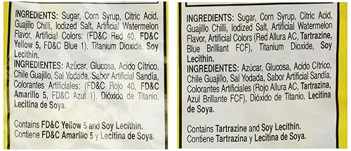 Miniatura 3 de Vero Rebanaditas Paletas Sabor Sandia Hard Candy Paletas cubiertas de chile 40 piezas