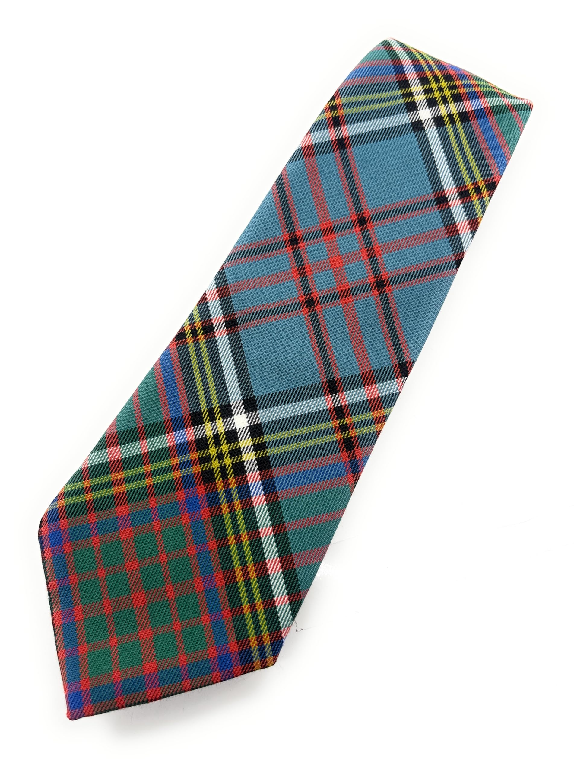 Scottish Essence Anderson Ancient Scottish Tartan Necktie, Traditional Clan Pattern, Made In Scotland, Multiple Tartans Available (Anderson Ancient)