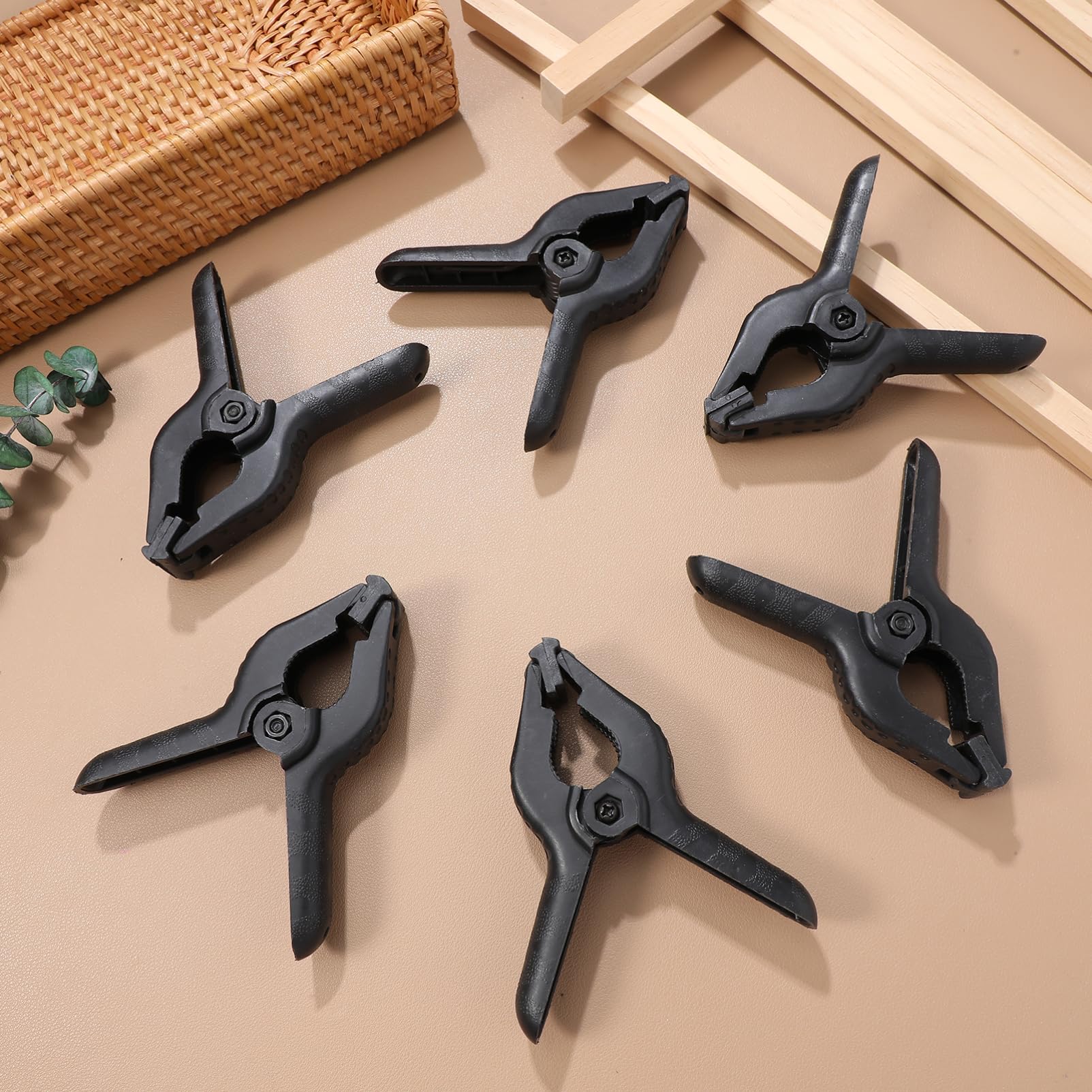 24 Abrazaderas de Resorte Grandes Abrazaderas para Cubiertas de Piscina Resistencia Elevada Uso Multipropósito para Exteriores y Hogar