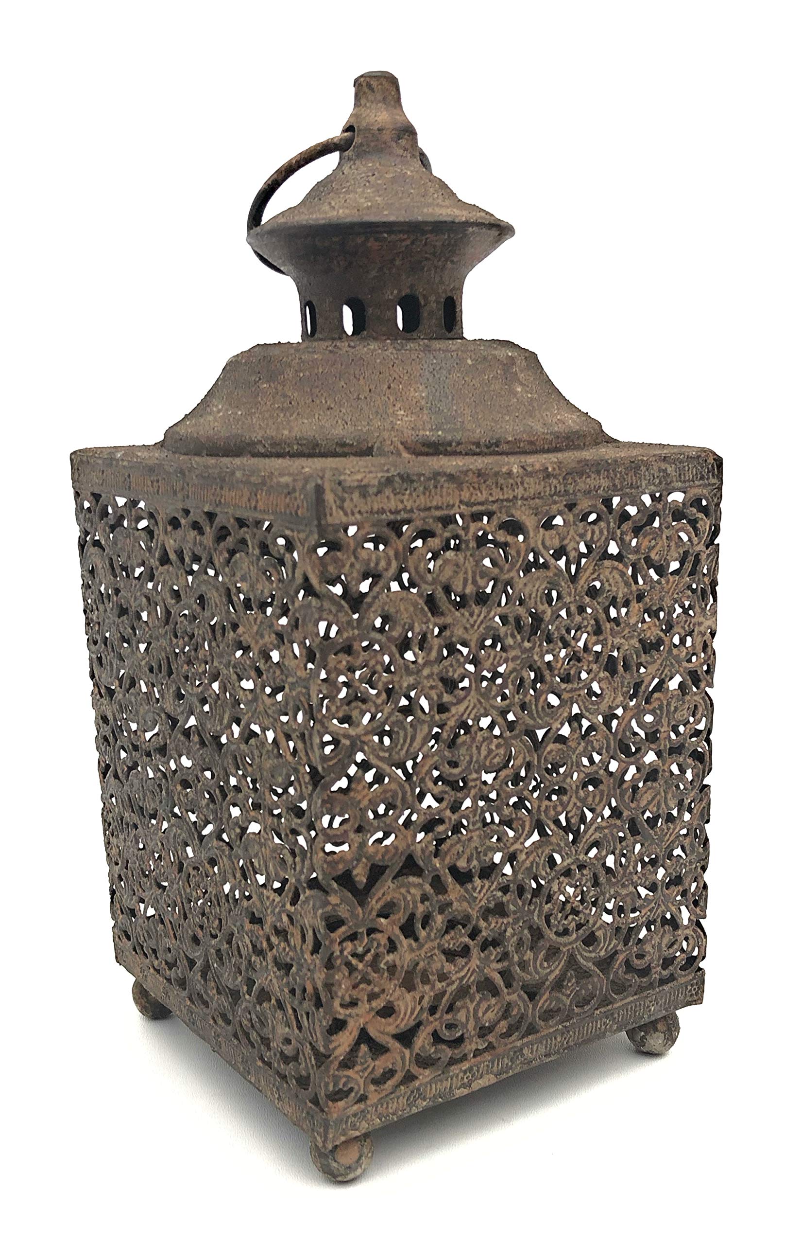 London Ornaments Bronze Moorish Square Lantern By