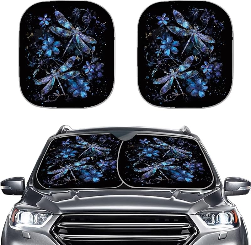 Protetor Solar Dobrável para Para-brisa Coldinair Dragonfly para Carro, SUV, Caminhonete, Van e Caminhão