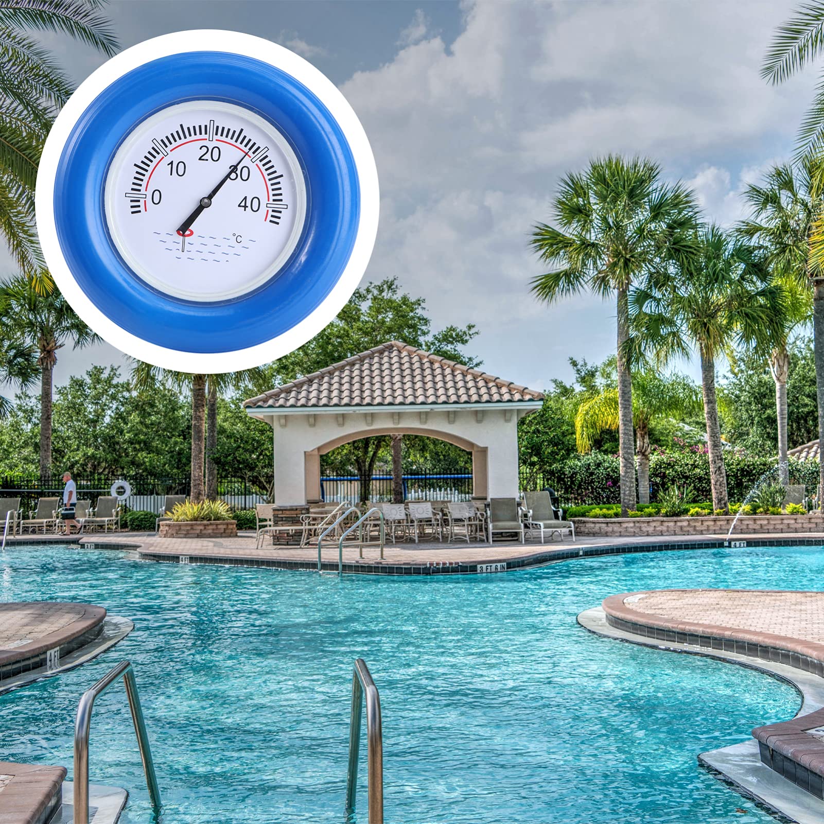 YARNOW 1pezzi Termometro Subacqueo Per Piscina Misuratore Di Temperatura Acqua Monitor Della Temperatura Per Vasca Da Bagno e Stagni