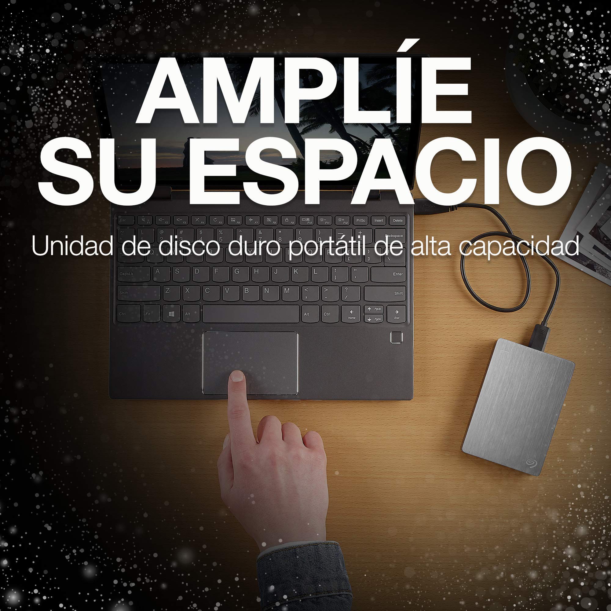 Seagate Backup Plus - Disco duro externo portátil de 2.5' para PC y Mac (4 TB, USB 3.0) plata (Reacondicionado)