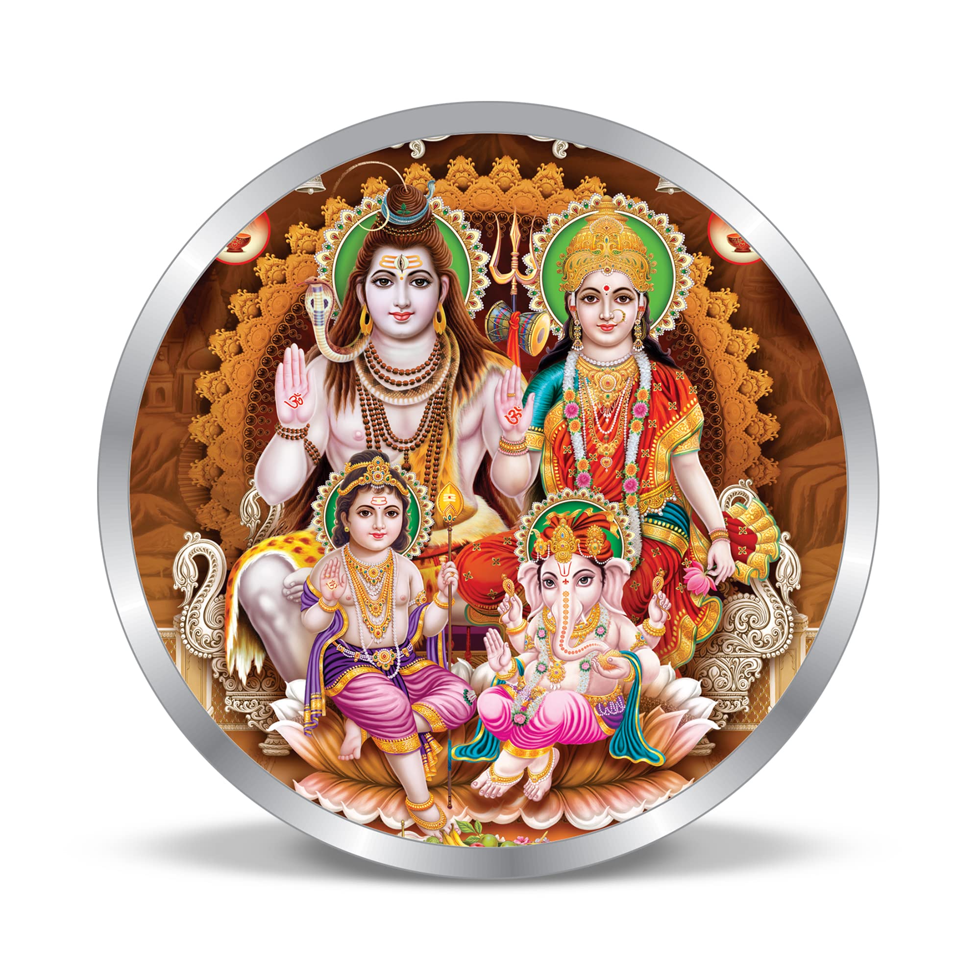 ACPL Precious Moments BIS Hallmarked Shiv Pariwar 10 Gram 999 Pure Silver Coin (B0BN1VF53P) Amazon Price History, Amazon Price Tracker