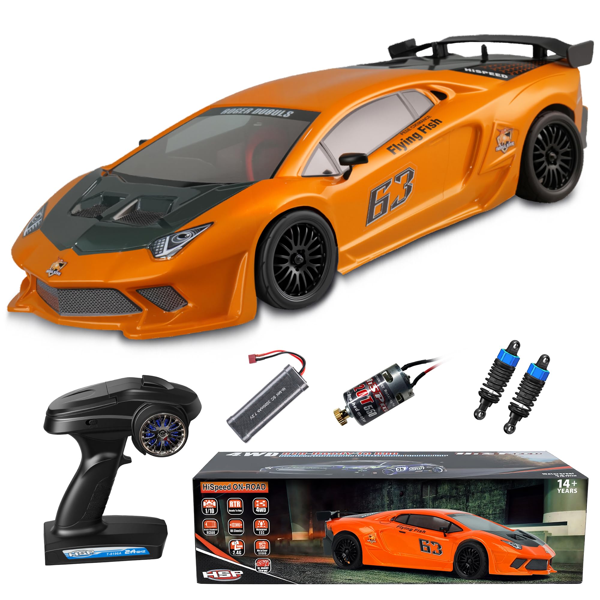 Profesinal Racing R/c Snapklik.com : HSP 1/10 RC Drift Car 4WD High-Speed 2.4GHz Remote ...