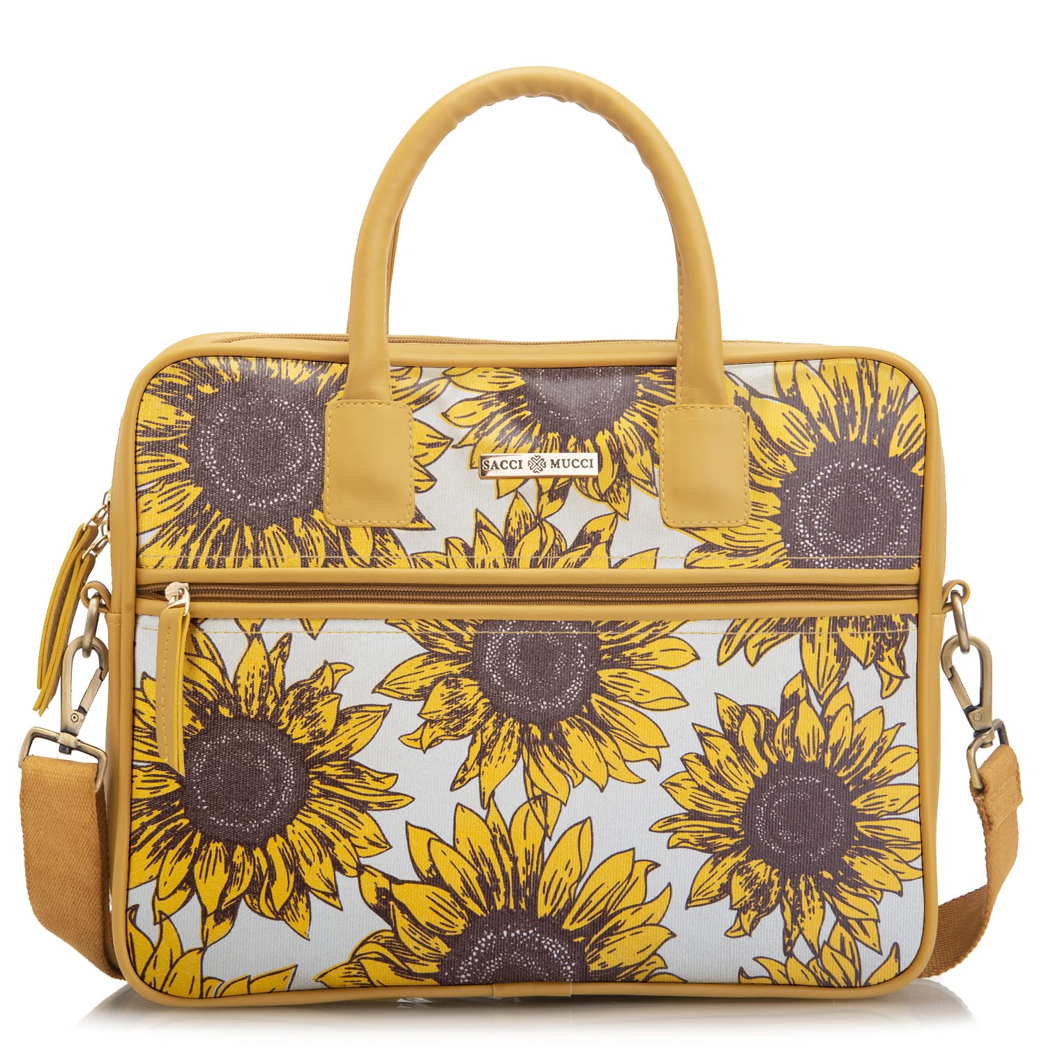 See full amazon price history chart for SACCI MUCCI Handmade Laptop Messenger Bag Upto 14 inch I Padded Laptop Compartment with Adjustable Strap I Extra Zip Compartments (Mustard-Sunflower) SACCI MUCCI Handmade Laptop Messenger Bag Upto 14 inch I Padded Laptop Compartment with Adjustable Strap I Extra Zip Compartments (Mustard-Sunflower) (B0BT7K5BPS) Amazon Price History, Amazon Price Tracker