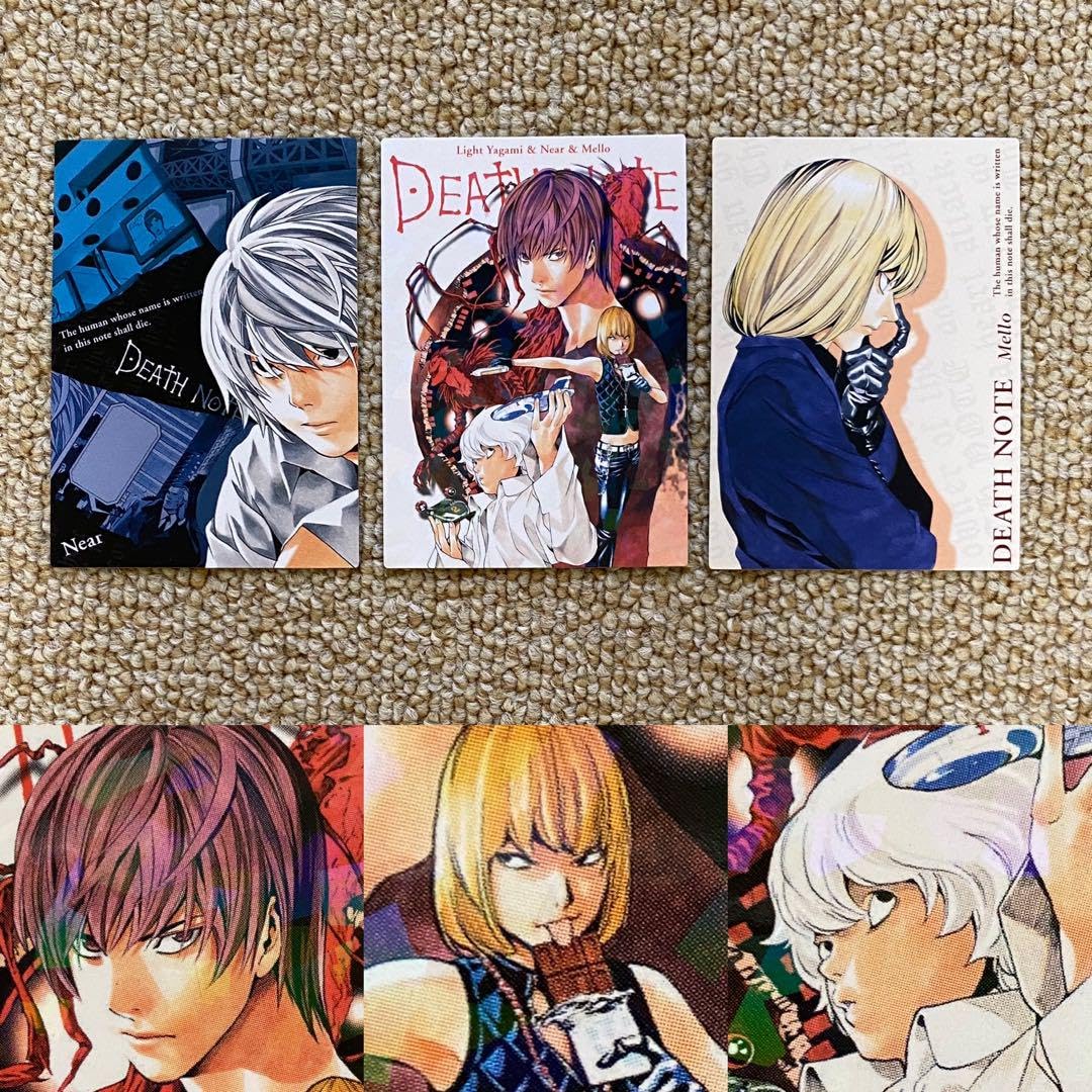 Amazon.co.jp: デスノート カード 夜神月 ニア メロ ジャンプ death 