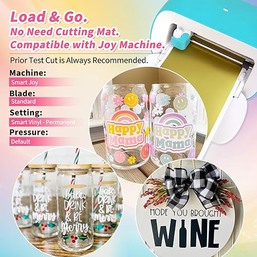 Miniatura 4 de TECKWRAP Vinilo adhesivo adhesivo inteligente cromado rosa opal, 13 pulgadas x 5 pies, vinilo para proyectos de calcomanías artesanales, compatible