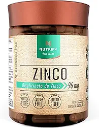 Vitamina de Zinco Nutrify 60 cápsulas